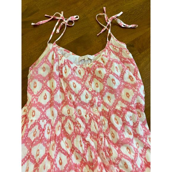 Marea Pink Cotton Maxi Sundress - Picture 4 of 4